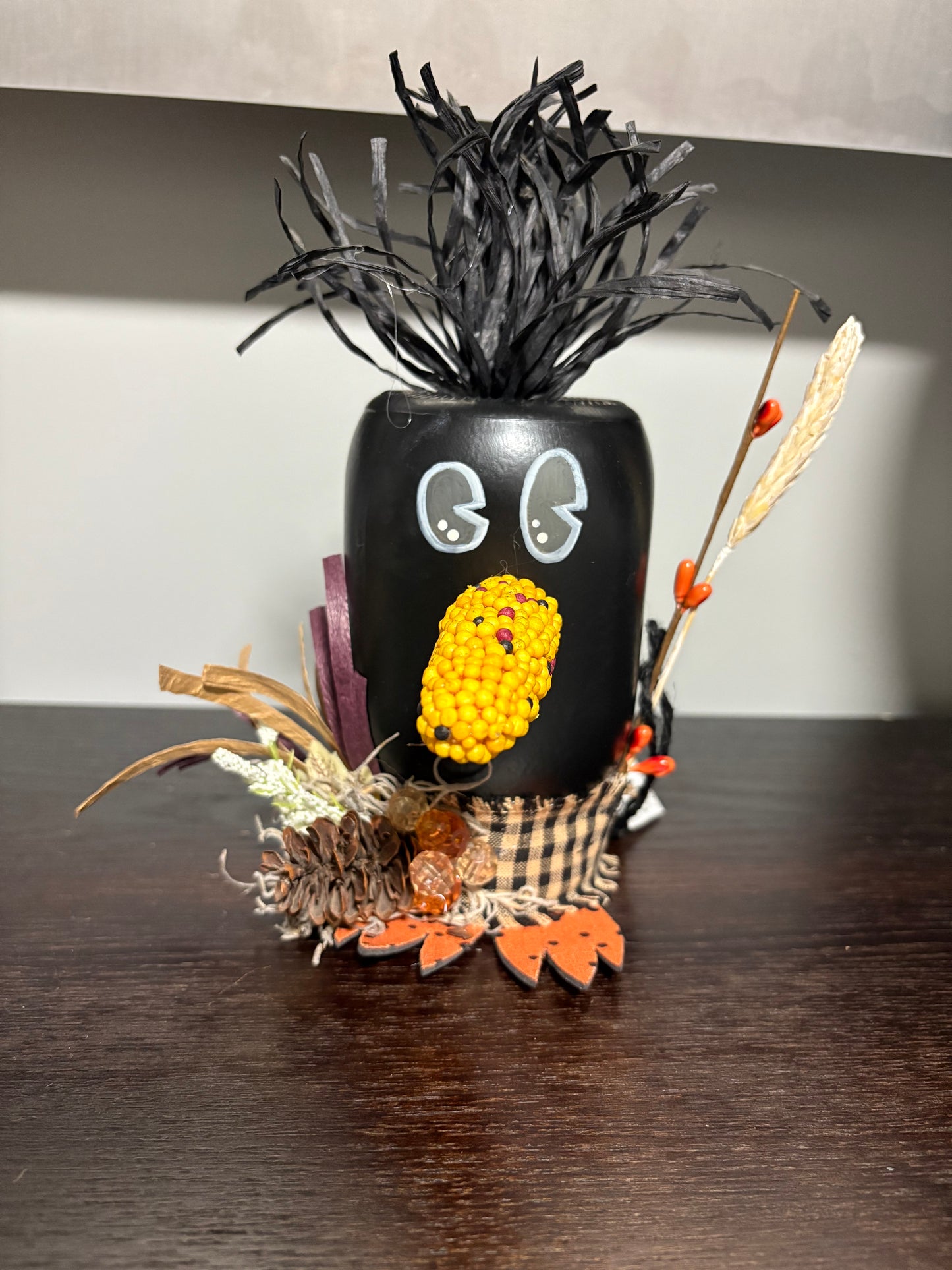mason jar crow (16oz.)