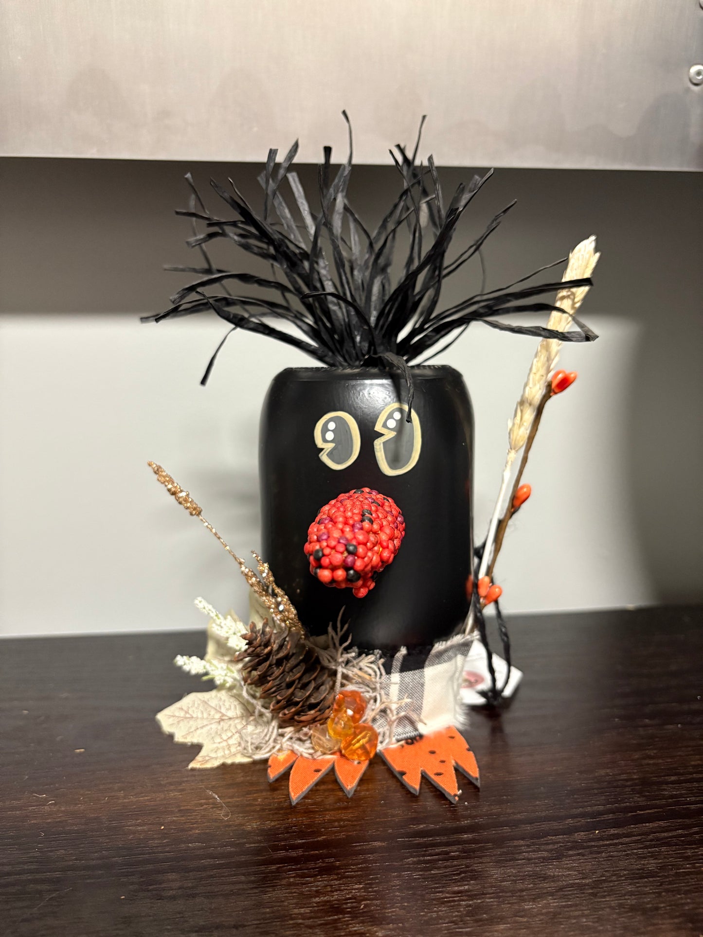 mason jar crow (16oz.)