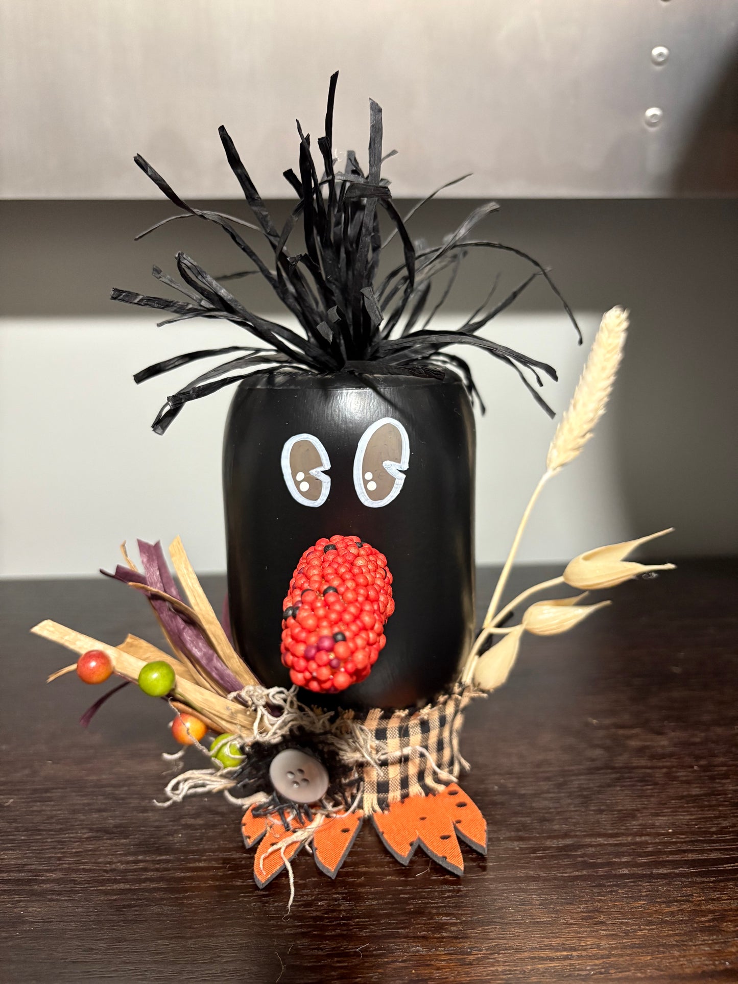 mason jar crow (16oz.)
