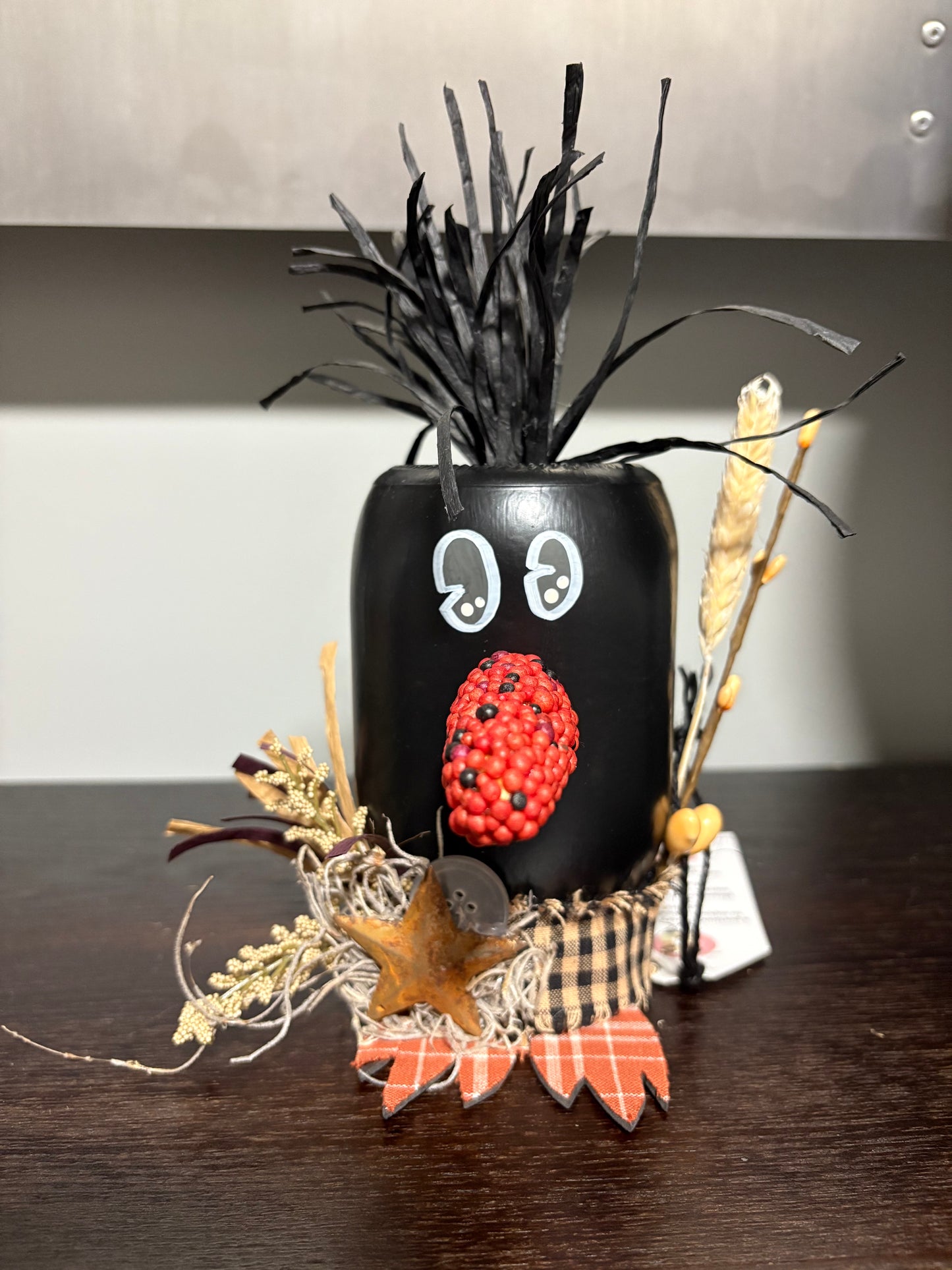 mason jar crow (16oz.)